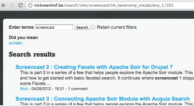Clean Url's for Apache Solr and Facet Api